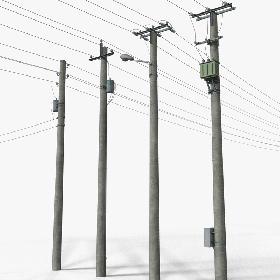 Power Transmission Line - Complete Set
